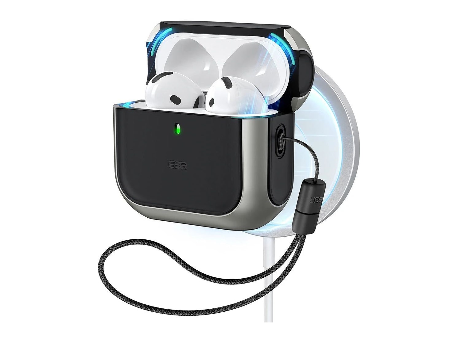 ESR - Orbit Hybrid Case (HaloLock) - AirPods 4 - Titanium