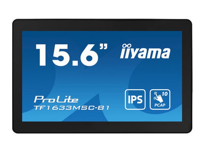 iiyama - 15.6" ProLite TF1633MSC-B1 Full HD 60Hz Touch Screen Monitors