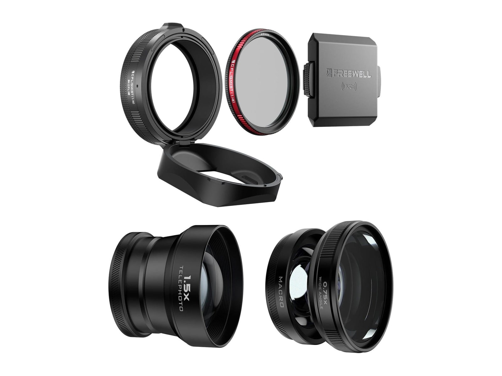 Freewell - Fuji X100VI Pro Kit Black Camera Accessories - Black