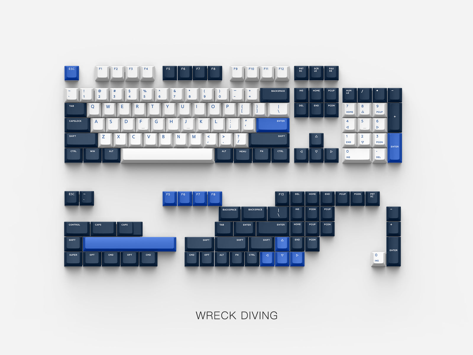IQUNIX - PBT Keycaps Set Wreck Diving