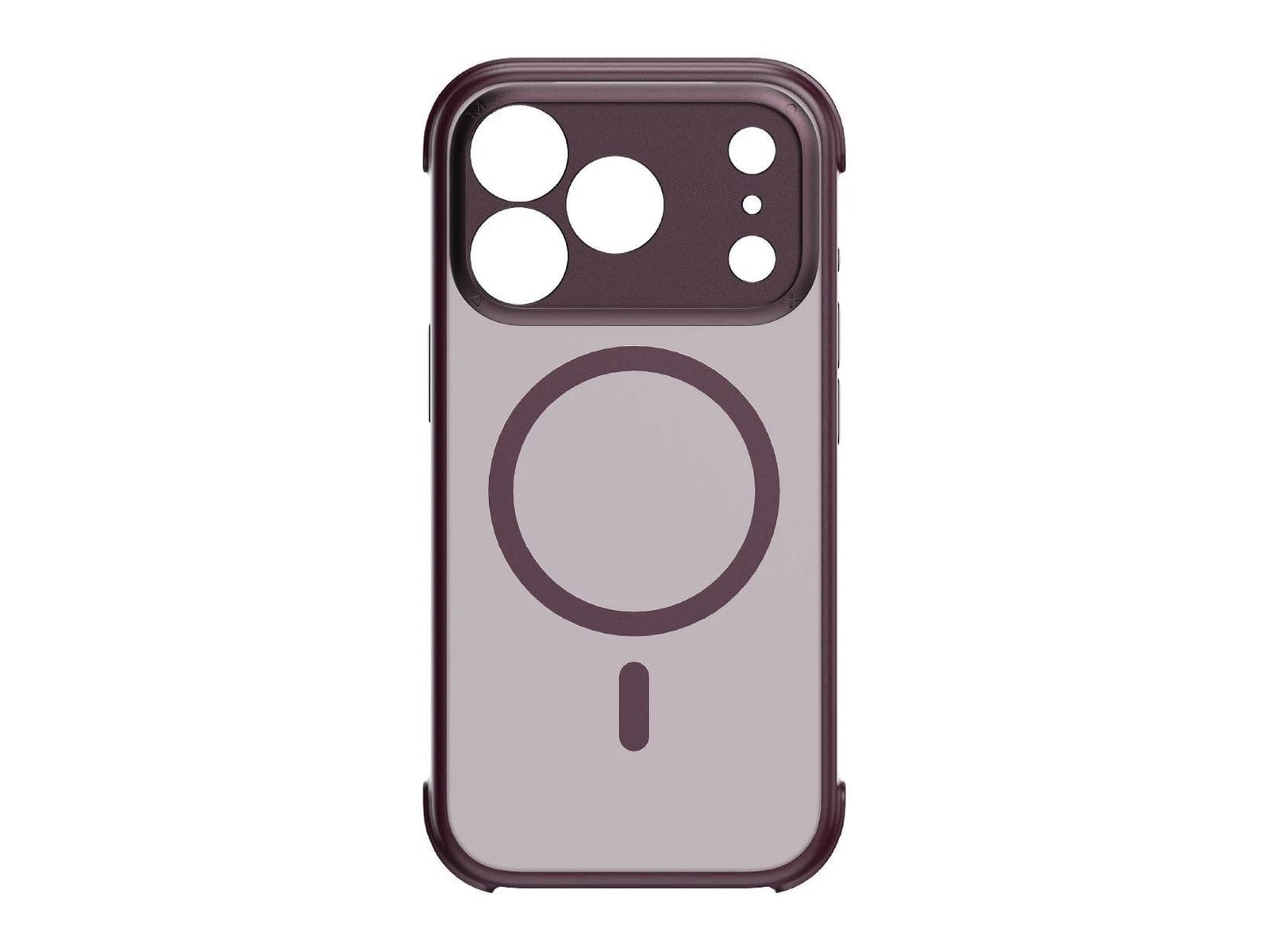 MOMAX - Soma Air Magnetic Case - iPhone 18 Pro - Dusky Cherry