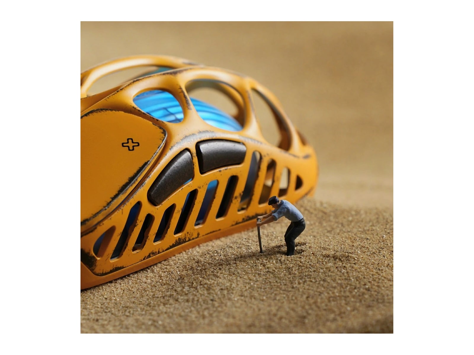GravaStar - Mercury X Pro Special Edition Wireless Mice - Battle Worn Yellow