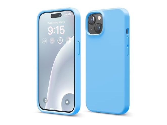 elago - Premium Silicone Case - iPhone 15 - Ocean Blue