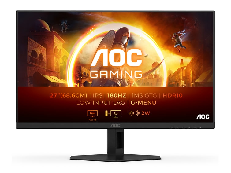 AOC - 27" 27G4XE Full HD 180Hz Gaming Monitors (EU)