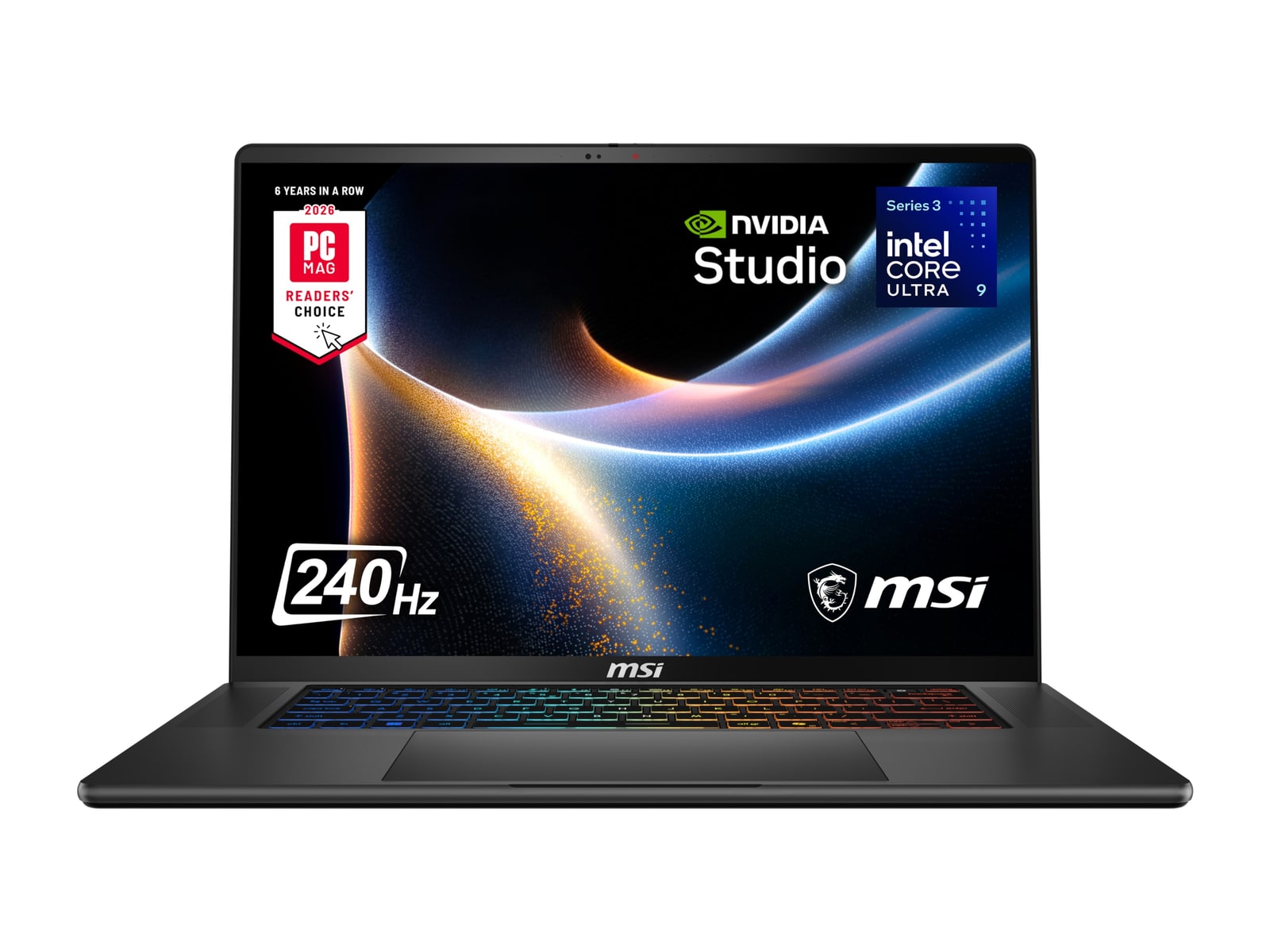 MSI - Stealth 16 AI+ 16" - Intel Core Ultra 9 386H chip - 32GB Memory - 2TB SSD - Charcoal Black
