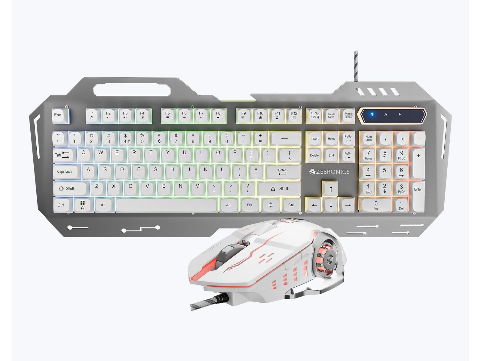 Zebronics - Zeb Transformer 3 Combo Keyboards - White
