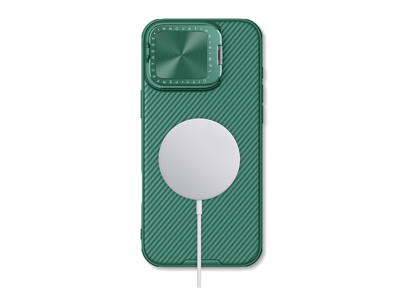 Nillkin - MagSafe Compatible CamShield CamProp Case - iPhone 16 Pro Max - Deep Green