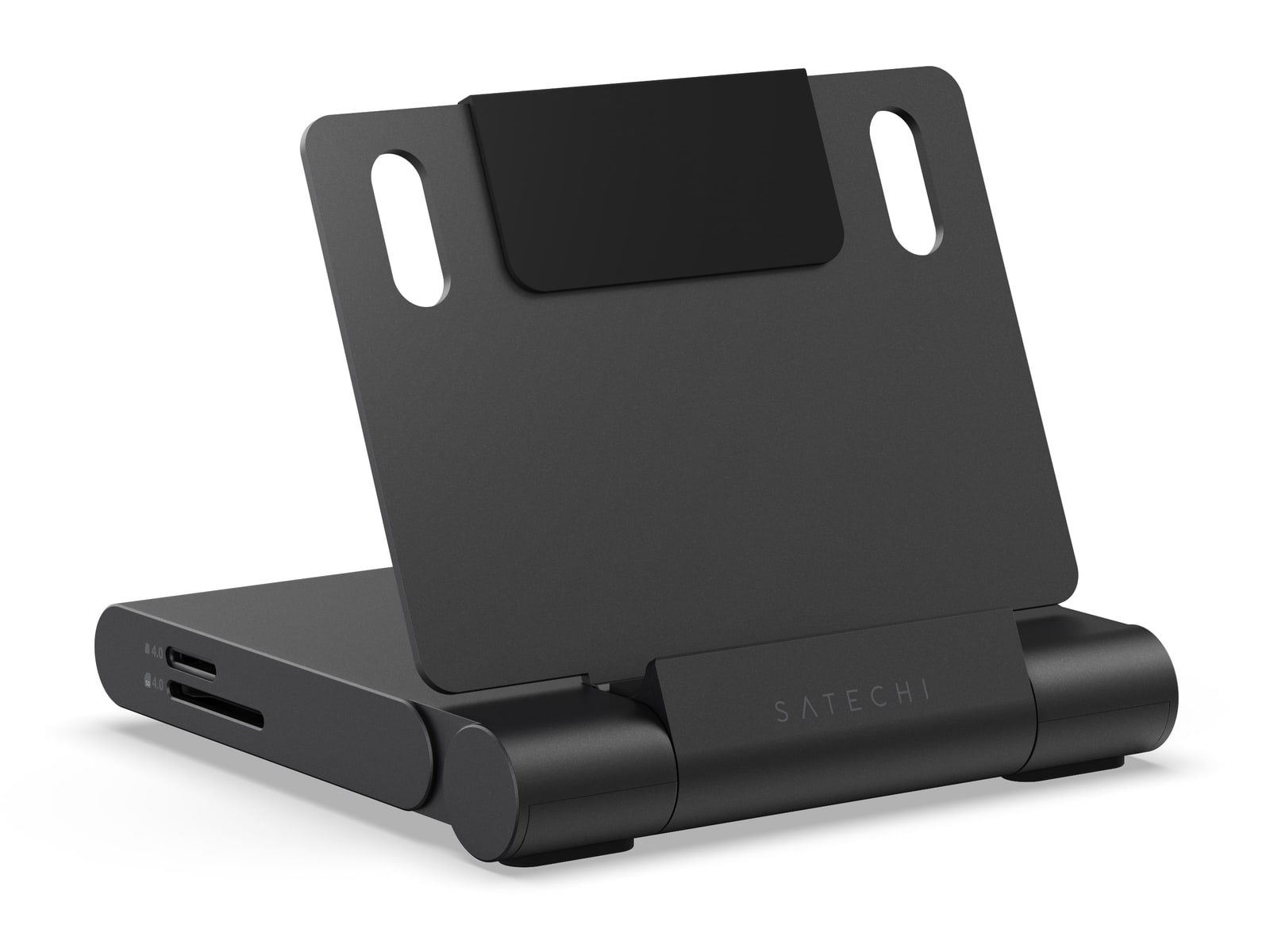 Satechi - OntheGo Foldable Stand Hub USB-C USB Hubs - Black