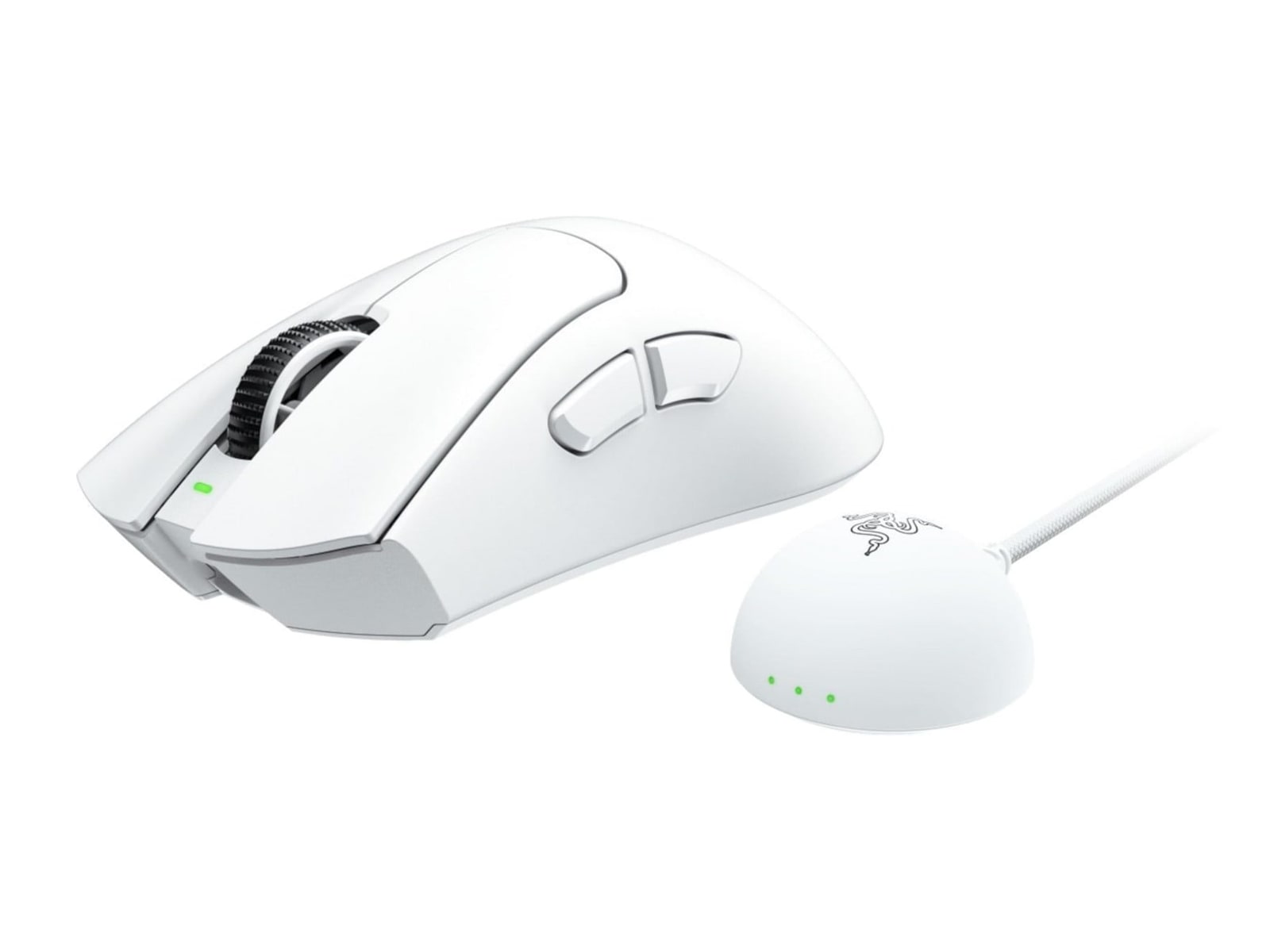Razer - DeathAdder V4 Pro Wireless Mice - White