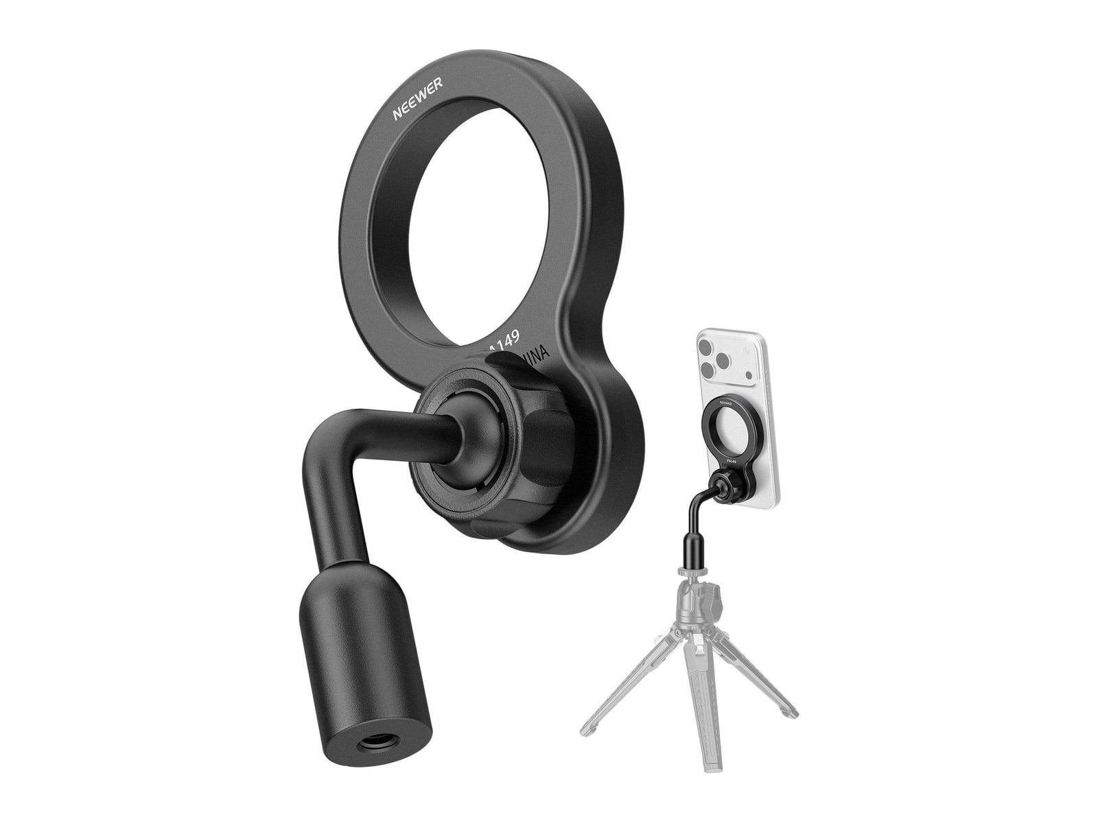 Neewer - BASICS Magnetic Phone Tripod Mount Adapter Camera Accessories