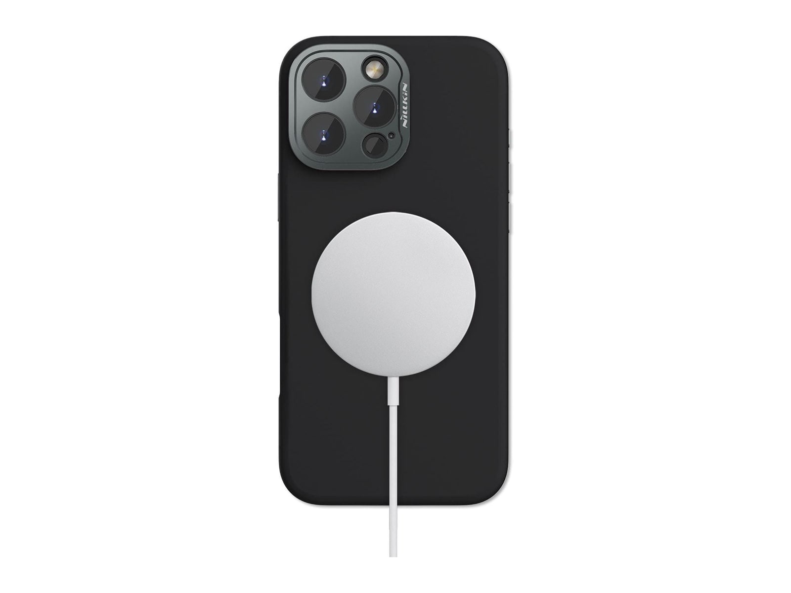 Nillkin - MagSafe Compatible Lens Wing Case - iPhone 16 Pro - Elegant Black