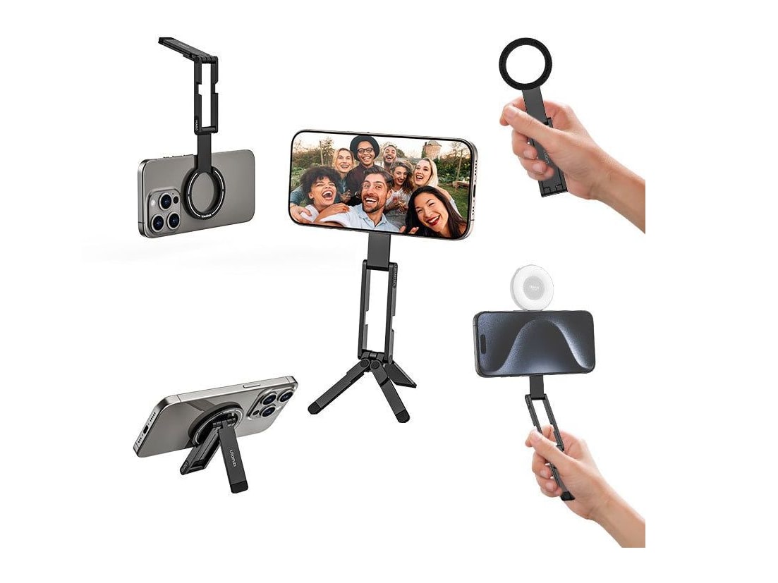 Ulanzi - MA60 Foldable Magnetic Phone Tripod Camera Accessories - Black