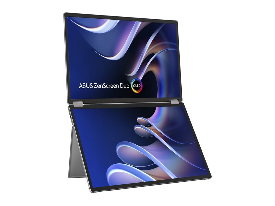 ASUS - 14" ZenScreen Duo OLED MQ149CD WUXGA 60Hz Professional Monitors
