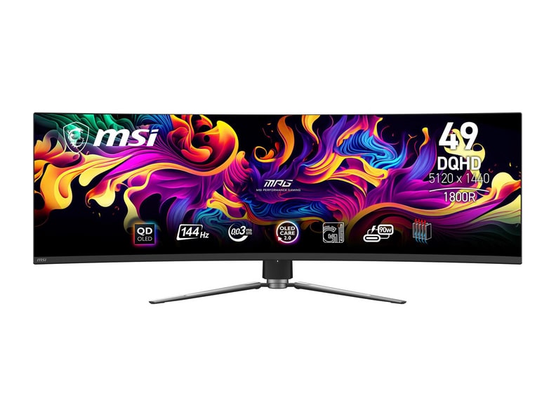 MSI - 49" MPG 491CQP DQHD 144Hz OLED Monitors