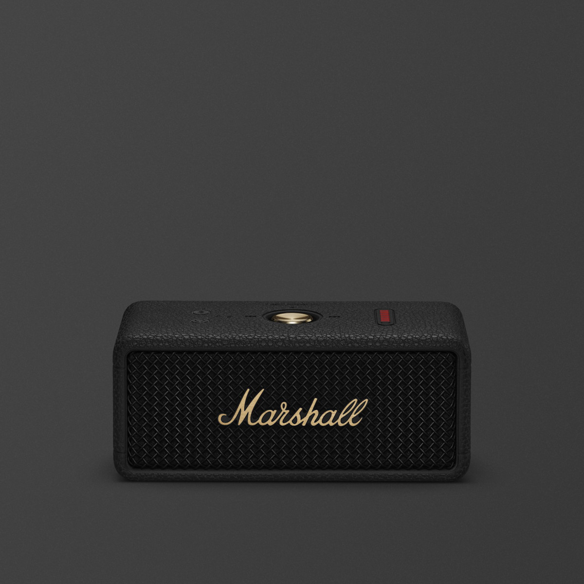 Marshall - Emberton III Bluetooth 5.3 Portable Speakers - Black and Brass