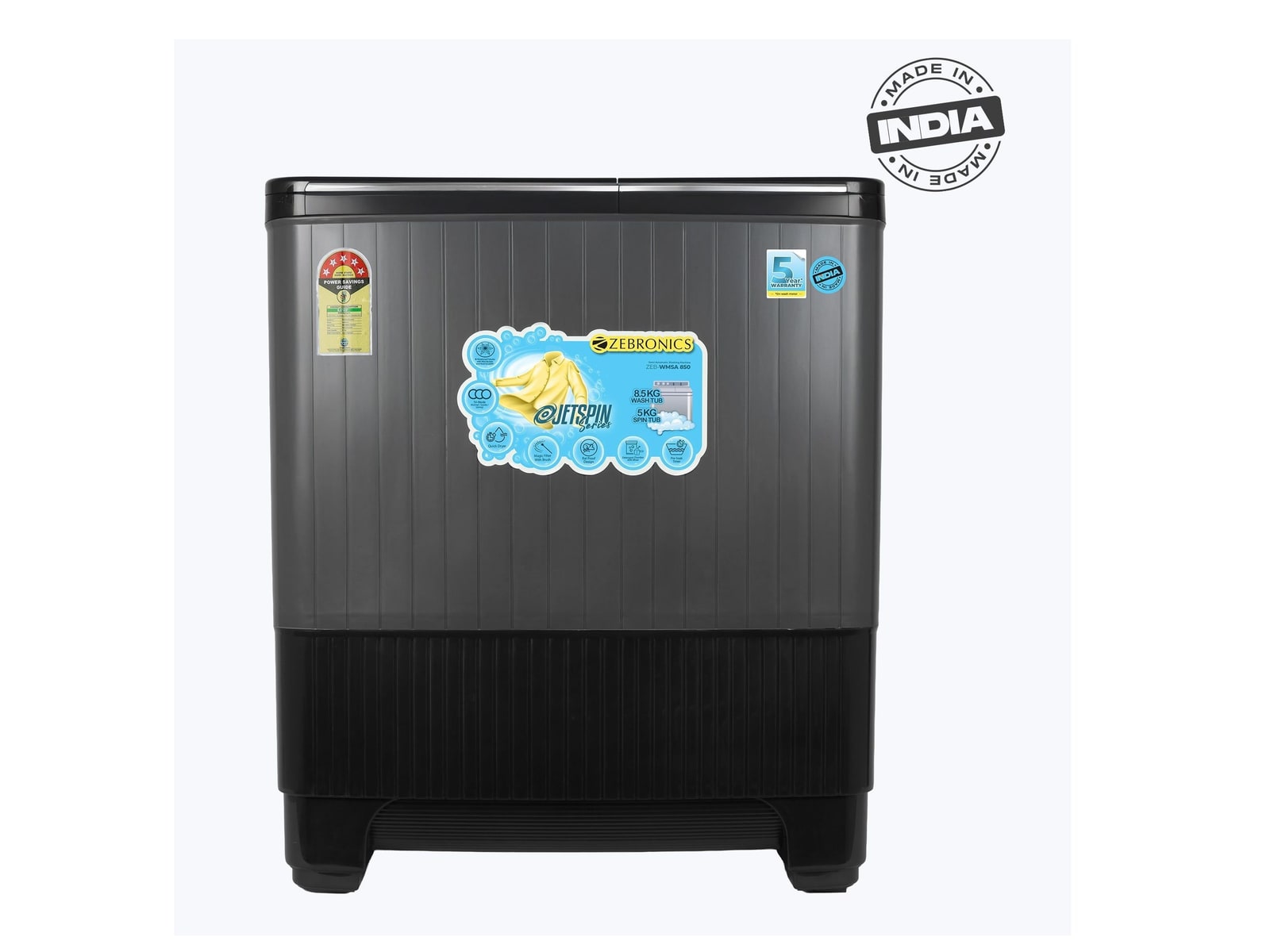 Zebronics - Zeb WMSA 850 8.5 Kg Washing Machines