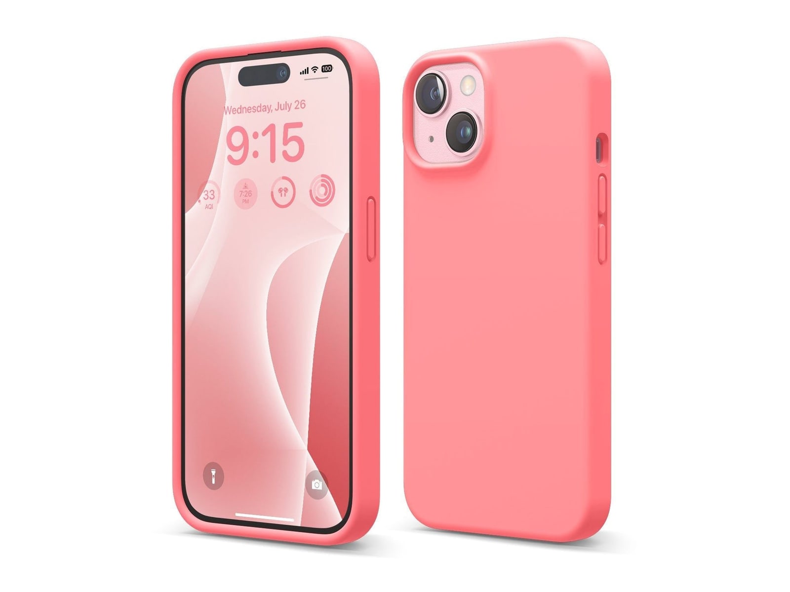 elago - Premium Silicone Case - iPhone 15 - Pink