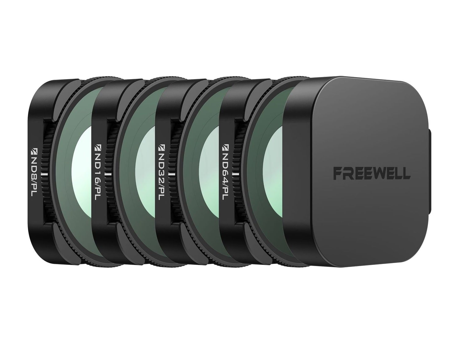Freewell - GoPro Mission 1 Pro / Mission 1 Bright Day ND/PL Filter Kit 4 Pack Camera Accessories