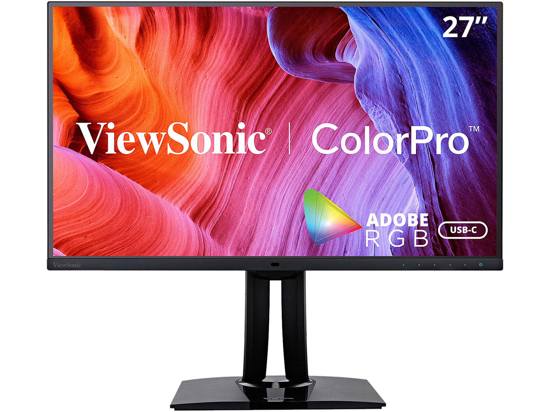 ViewSonic - 27" ColorPro VP2785-2K QHD 60Hz Professional Monitors - Black / Silver