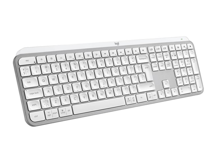 Logitech - MX Keys S (German Layout) Wireless Keyboards - Pale Grey (UK)