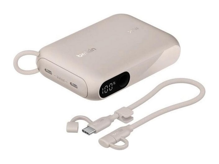 Belkin - BoostCharge Power Bank 10K with Display Sand Power Banks