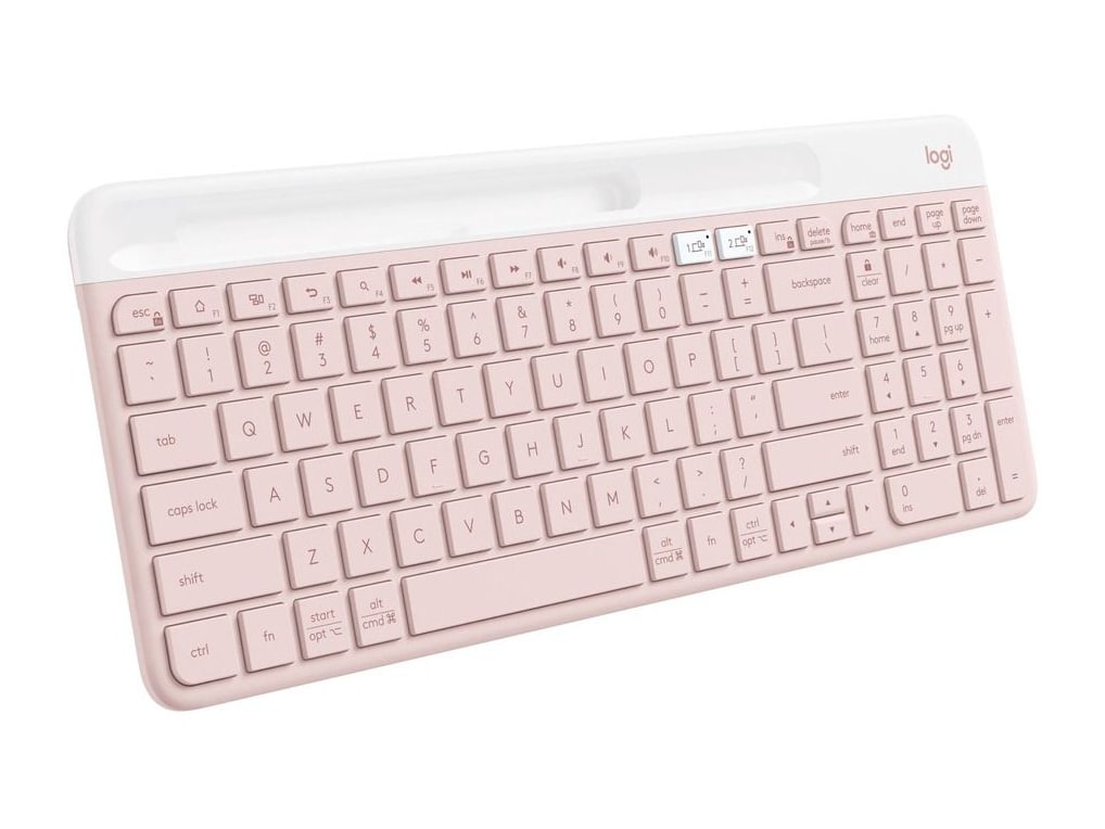 Logitech - K585 Slim Wireless Keyboards - Rose