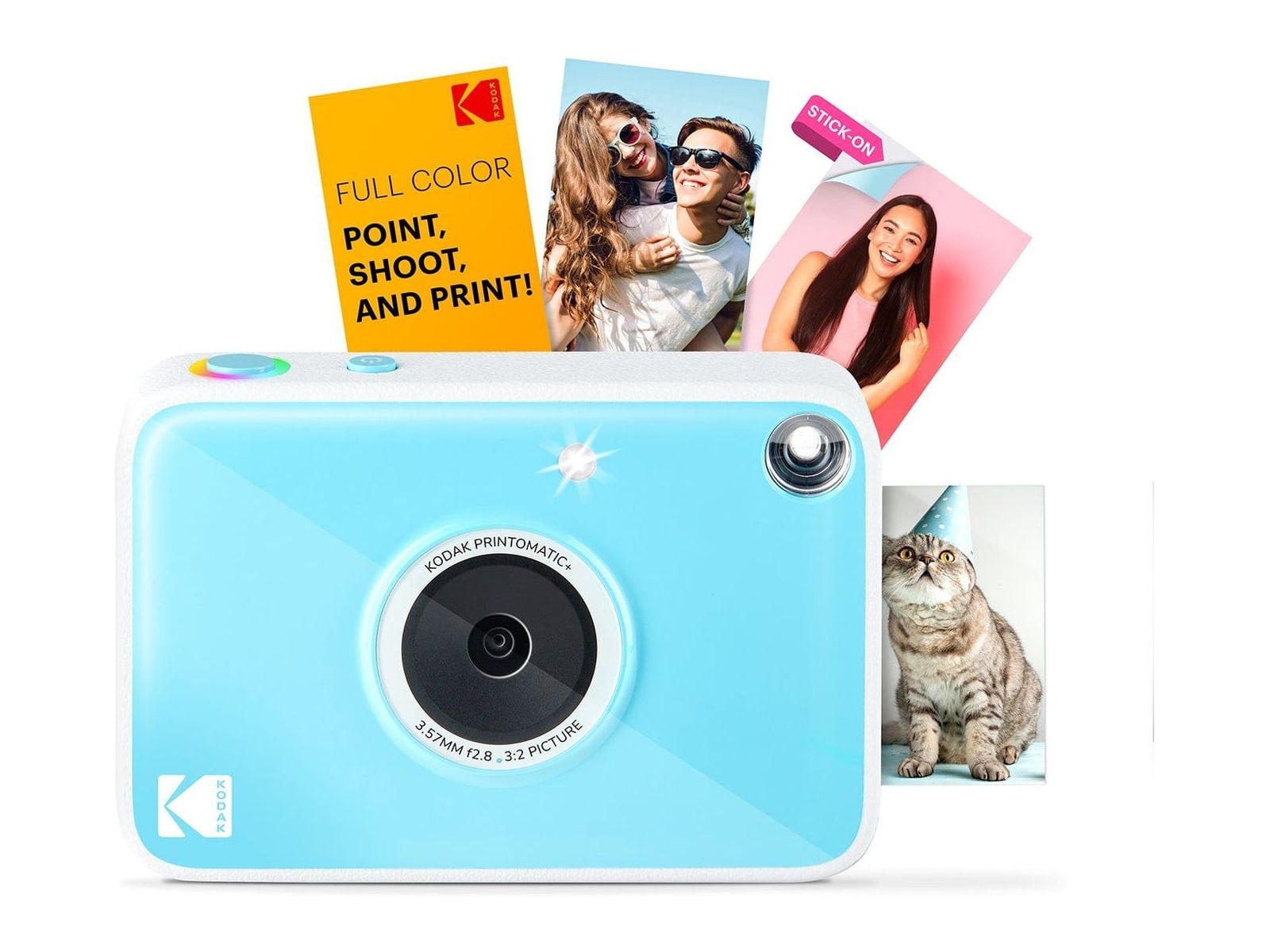 Kodak - Printomatic+ 10 MP Instant Cameras - Blue