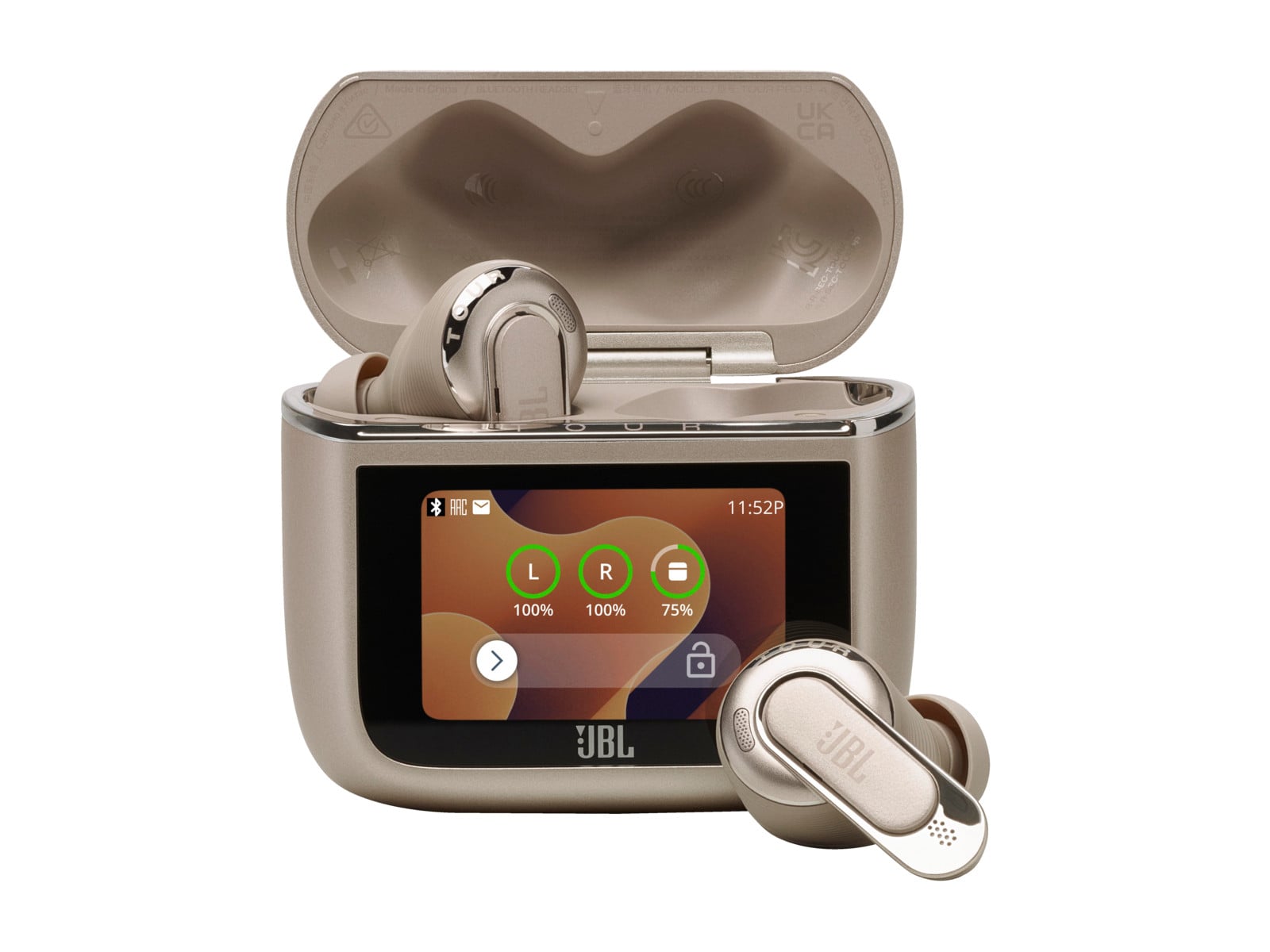 JBL - Tour Pro 3 True Wireless Earbuds - Latte
