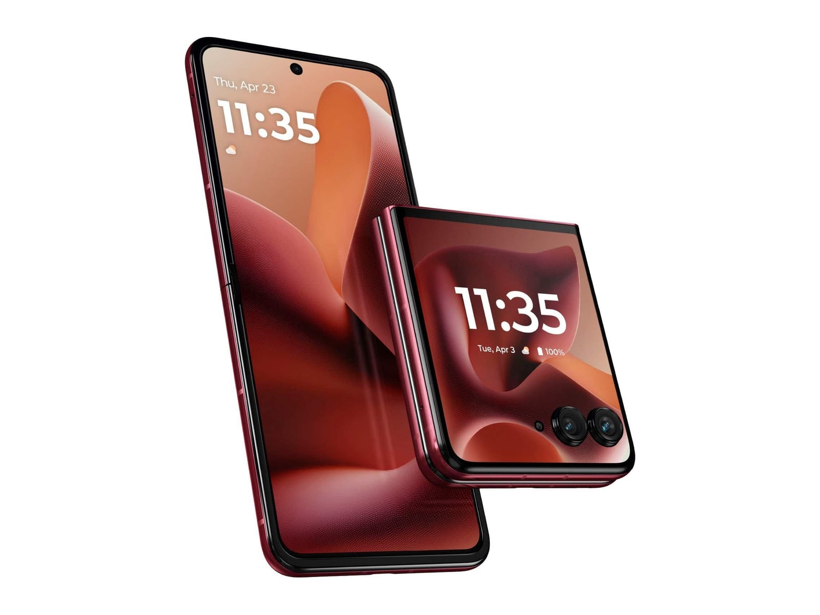 Motorola - Razr Ultra (2025) 5G 512GB - Pantone Rio Red