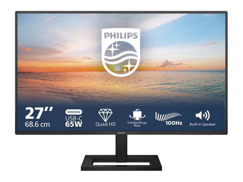 Philips - 27" 1000 series 27E1N1600AE QHD 100Hz Professional Monitors (EU)