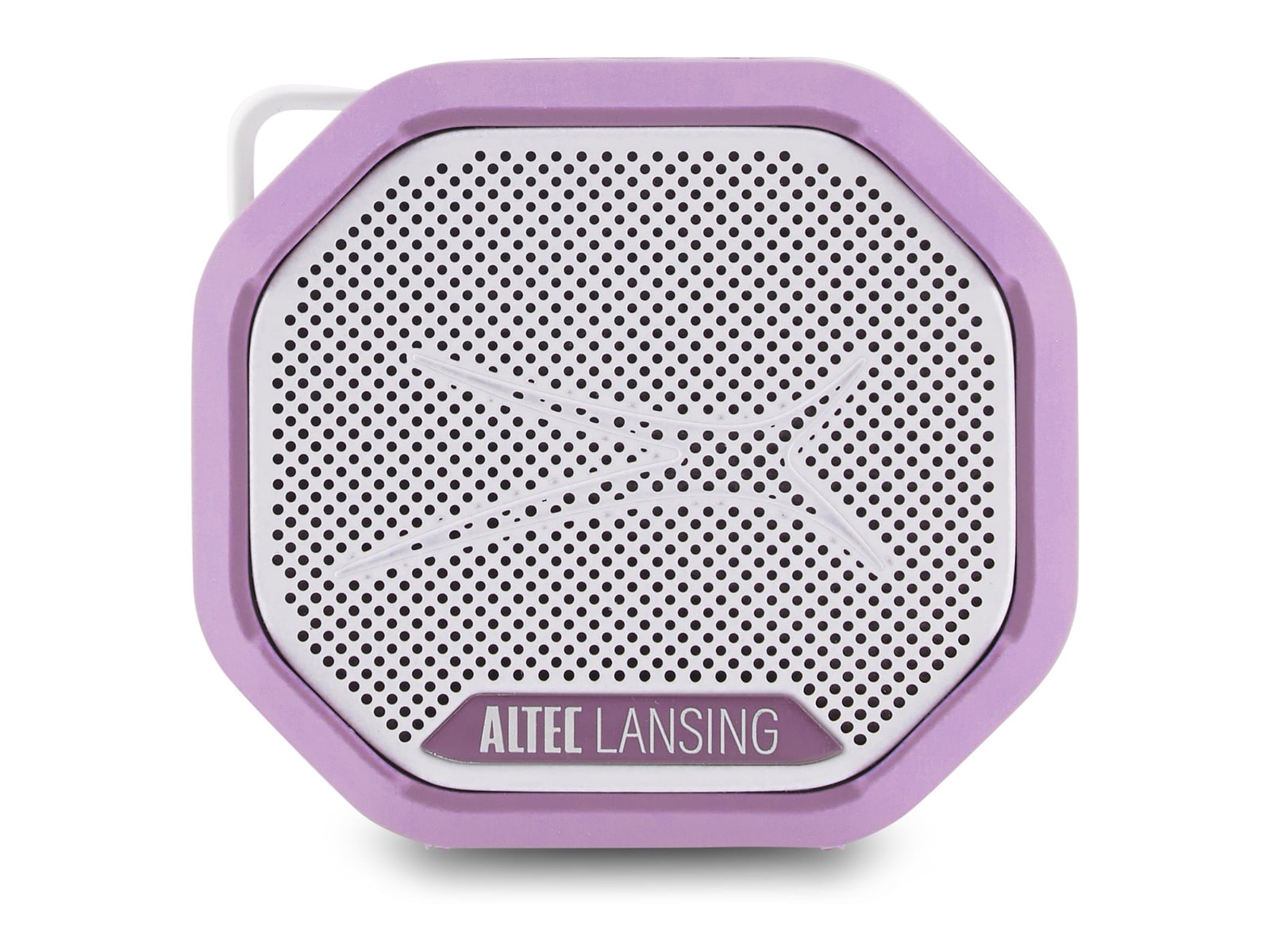 Altec Lansing - HydraTrek Bluetooth Portable Speakers - Purple/White