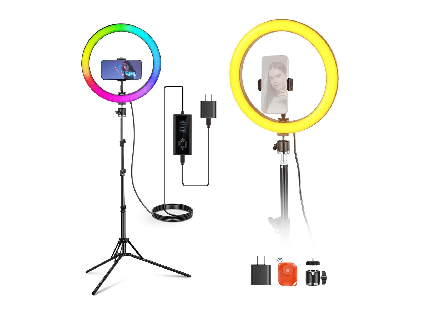 Neewer - RH12C 12" 24W High Power RGB LED Ring Light Camera Accessories