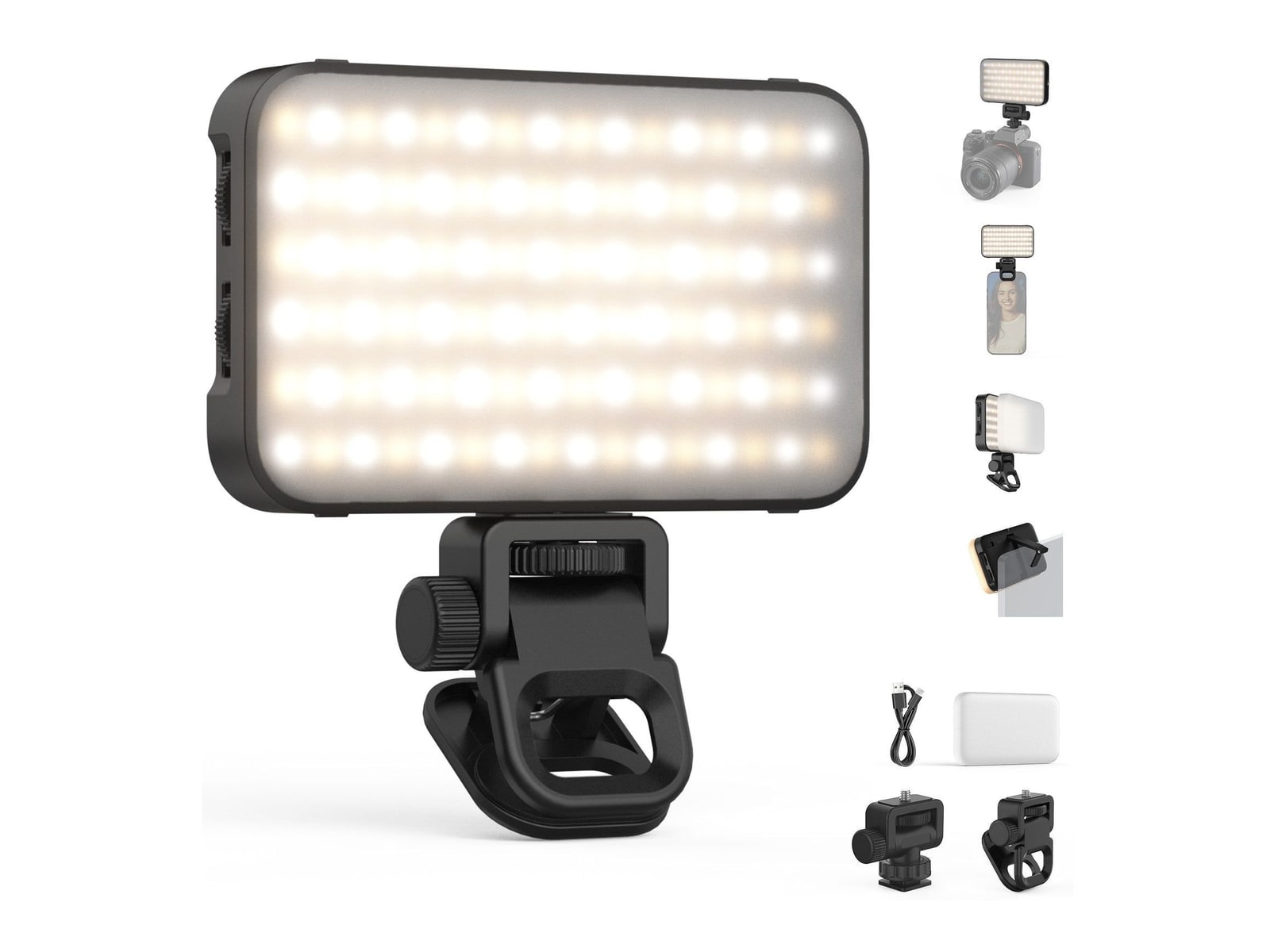 Neewer - N15 Clip On Magnetic Selfie Light Camera Accessories