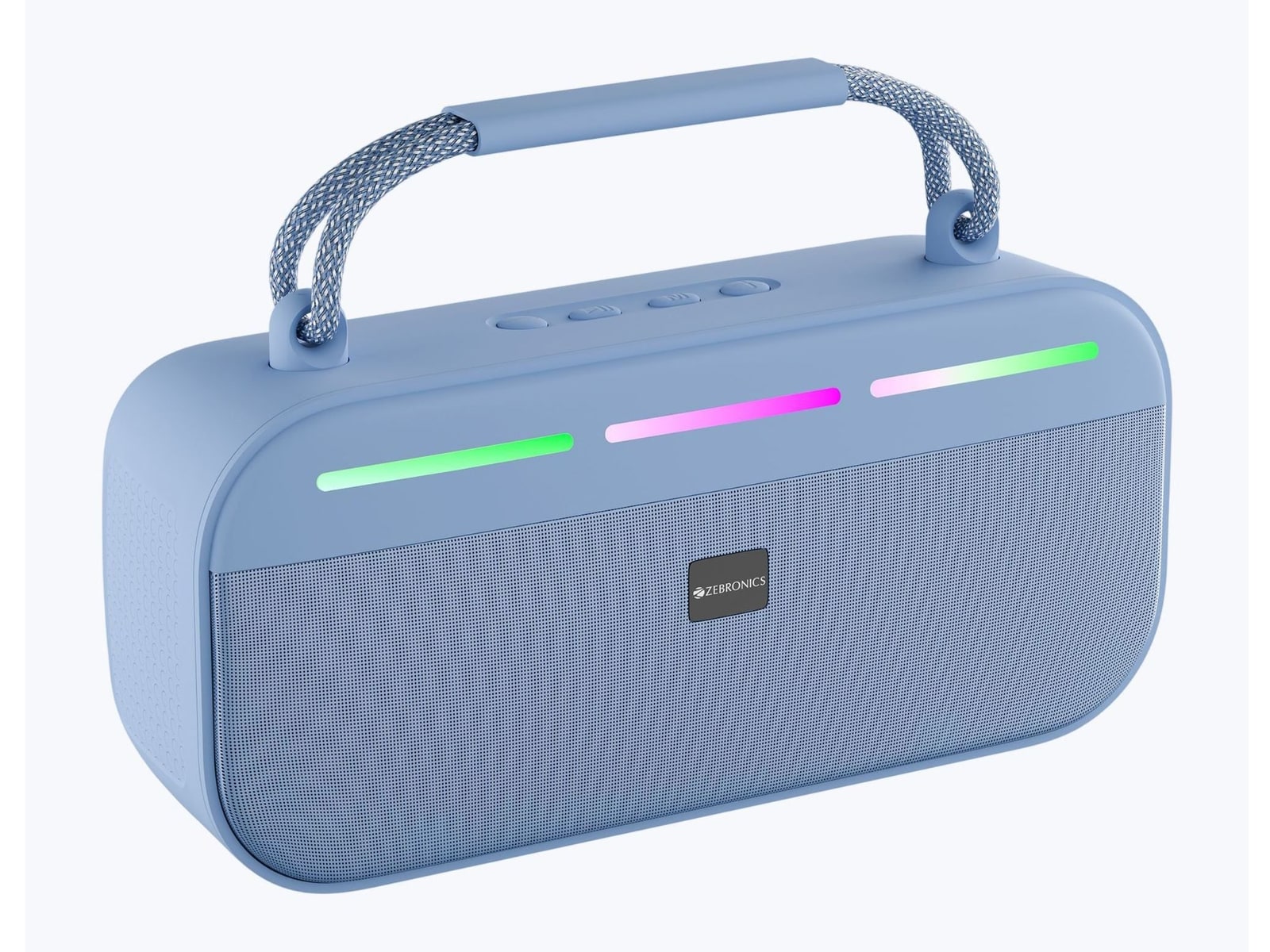 Zebronics - Zeb Sound Feast 45 Portable Speakers - Blue