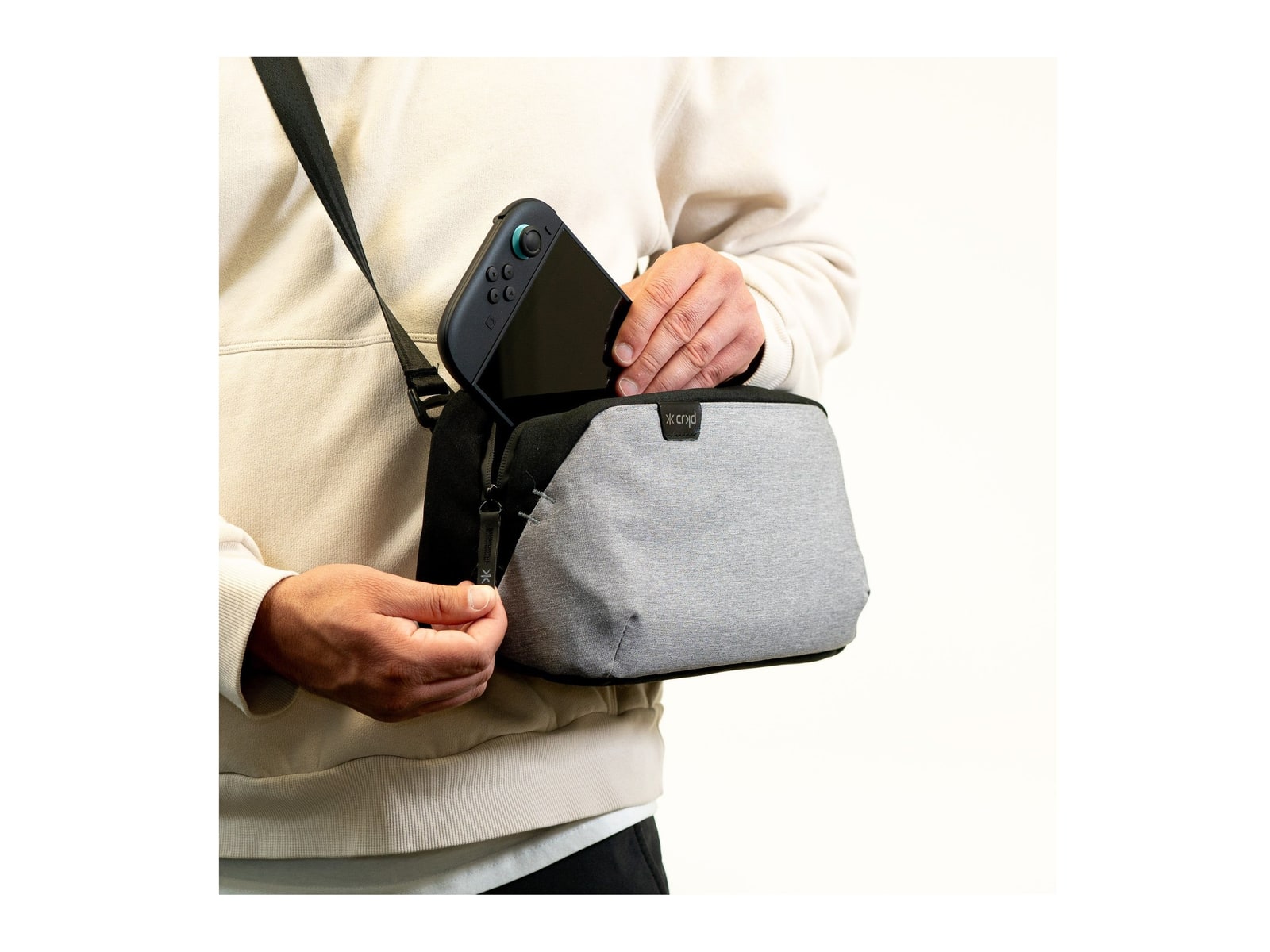 CRKD - Pro Gaming Gear Carry Bag - Ash Grey