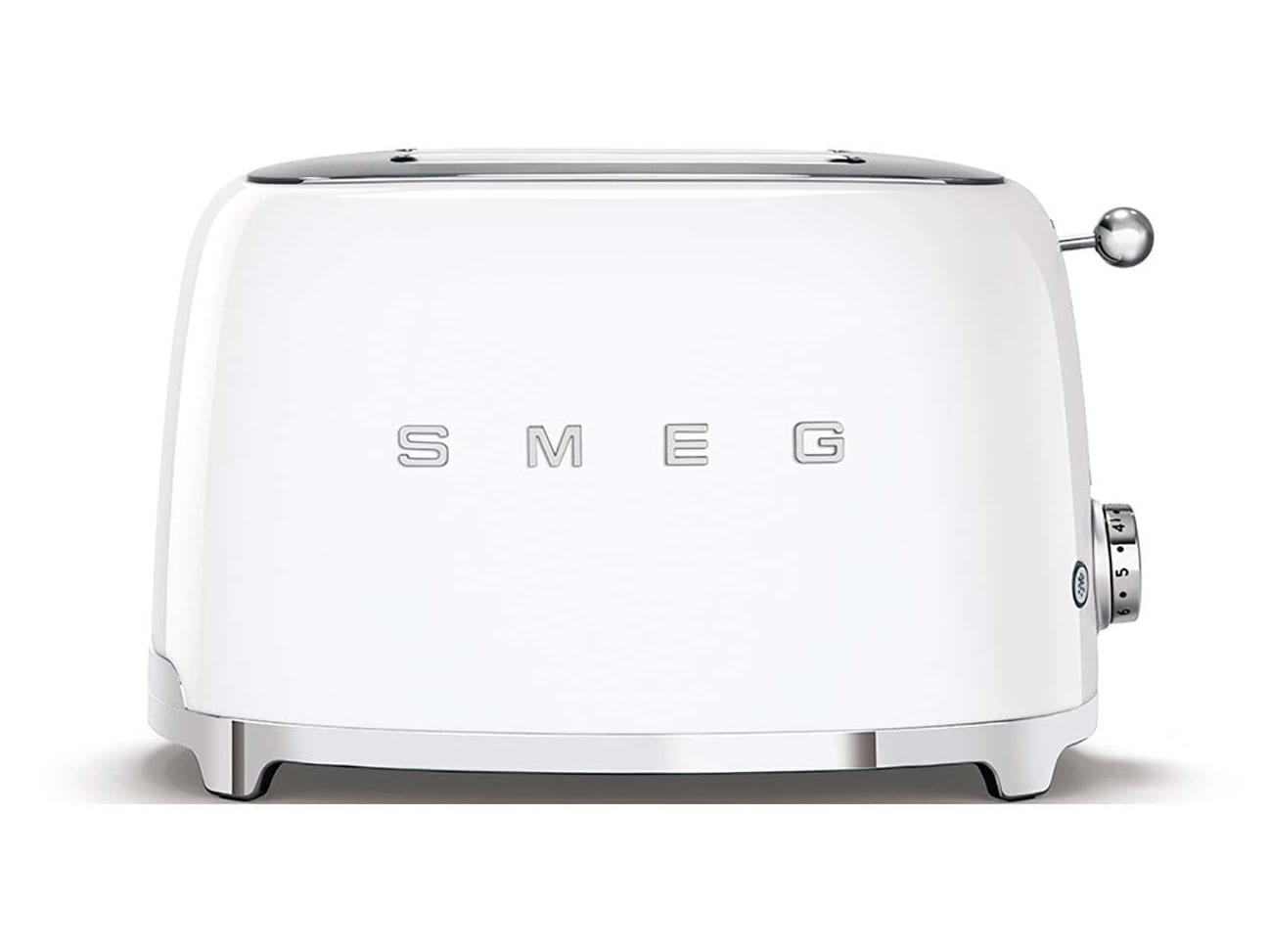 Smeg - 50's Retro Style White 2-Slice Toaster Toasters & Ovens
