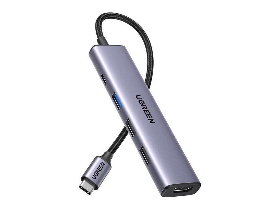 UGREEN - Revodok 105 5-in-1 USB-C USB Hubs - Gray
