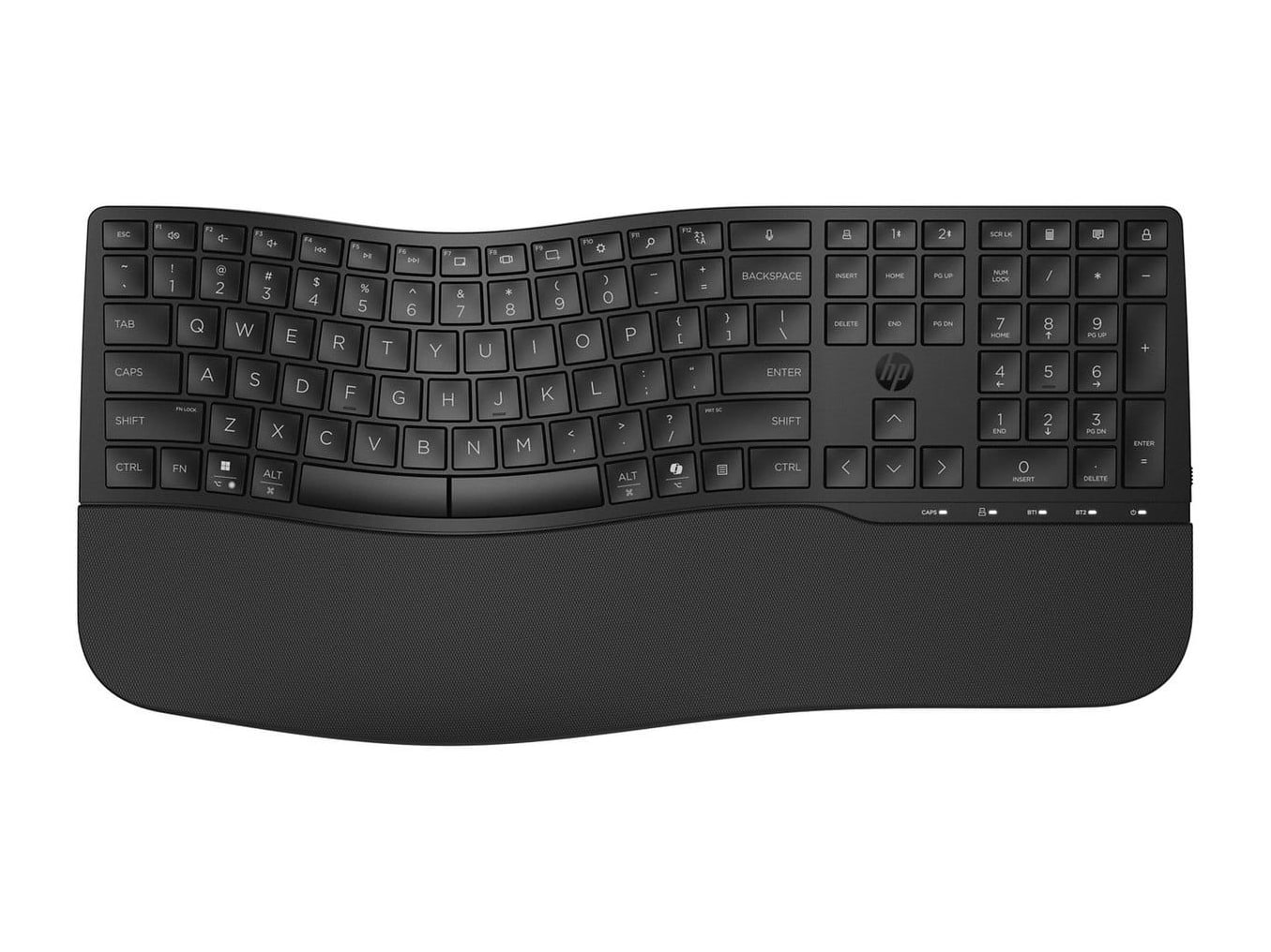 HP - 680 Comfort Dual-Mode Wireless Keyboards - Black
