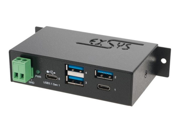 Exsys - EX-1195HMS USB Hubs - Black