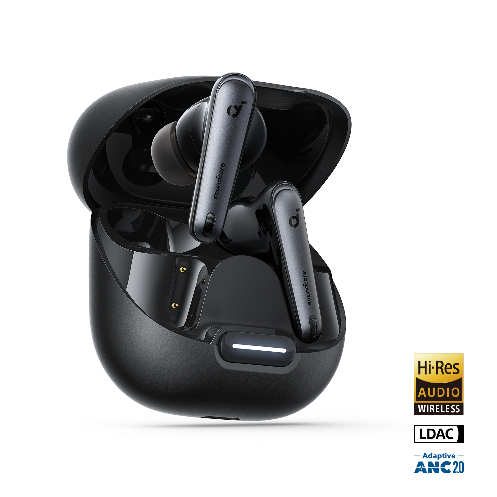 Soundcore - Liberty 4 NC Bluetooth 5.3 True Wireless Earbuds - Black