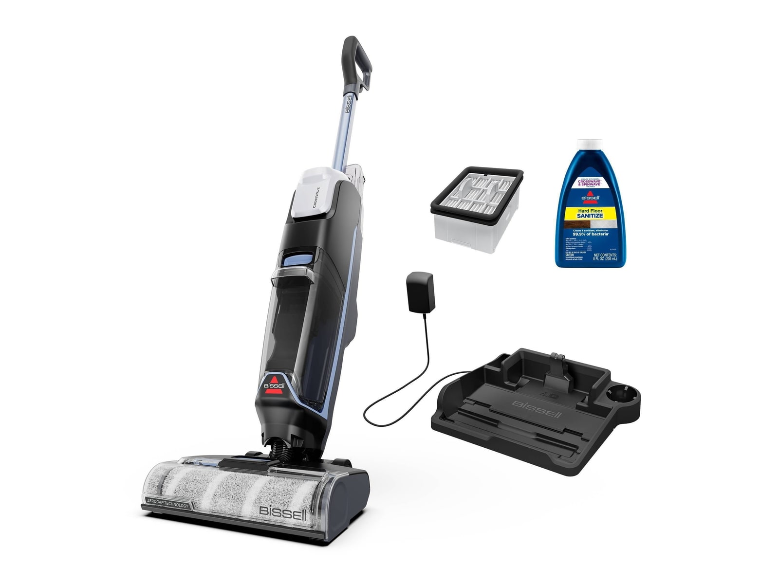 Bissell - CrossWave Edge 4329 Black and Blue Vacuum Cleaners