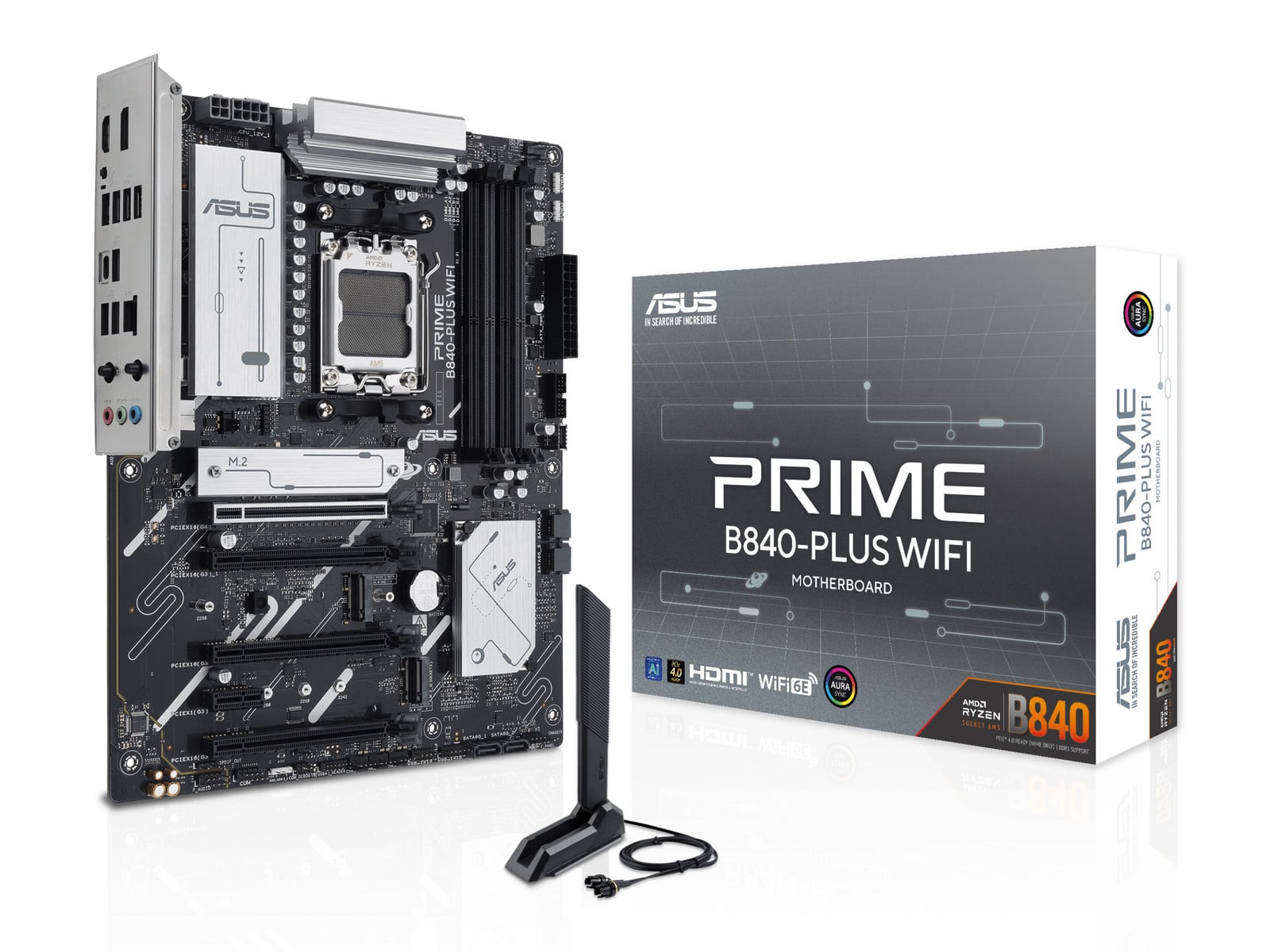 ASUS - Prime B840-Plus WiFi Motherboards - PCI Express 5.0 x16