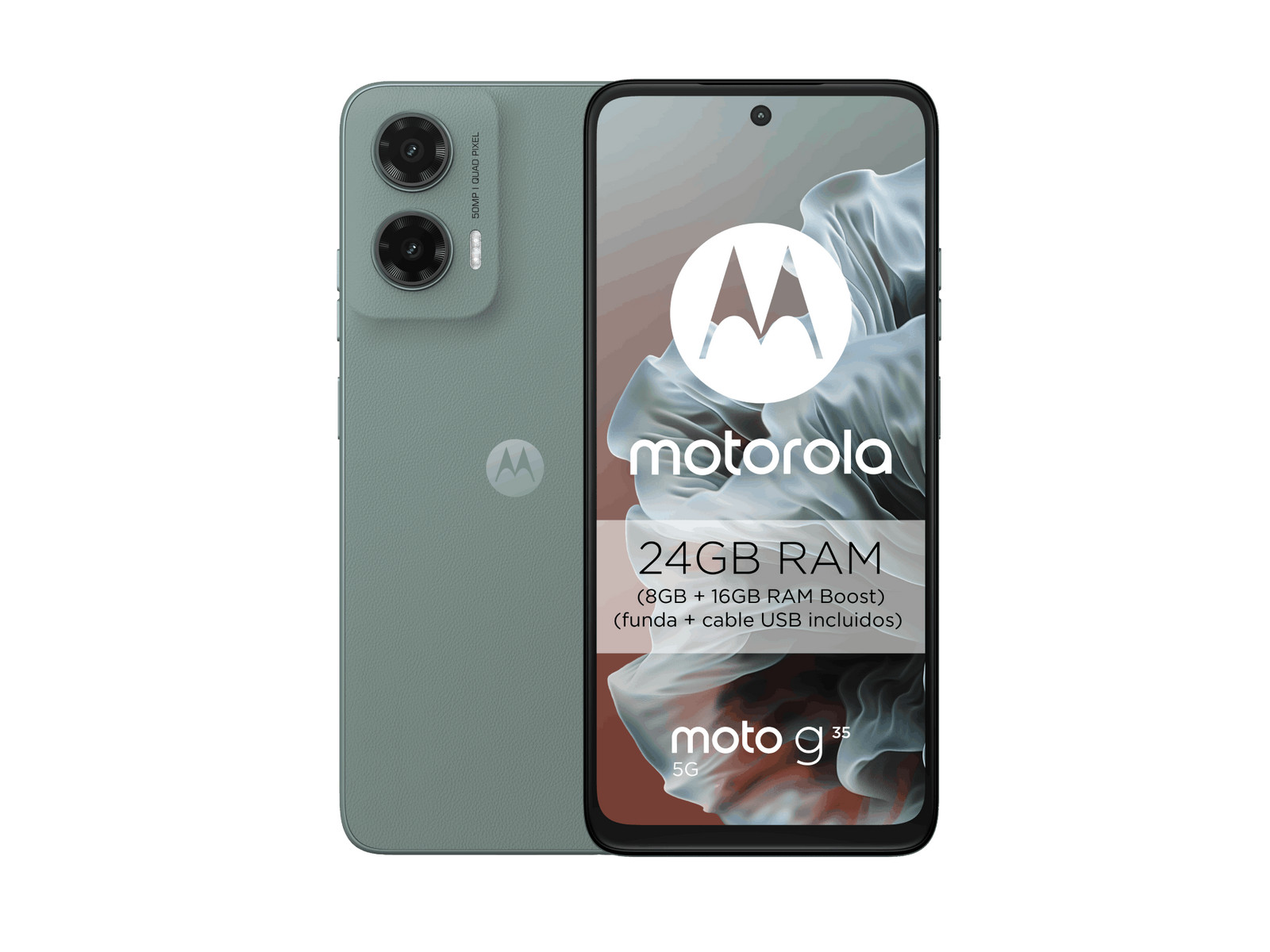 Motorola - Moto G35 5G 256GB - Green