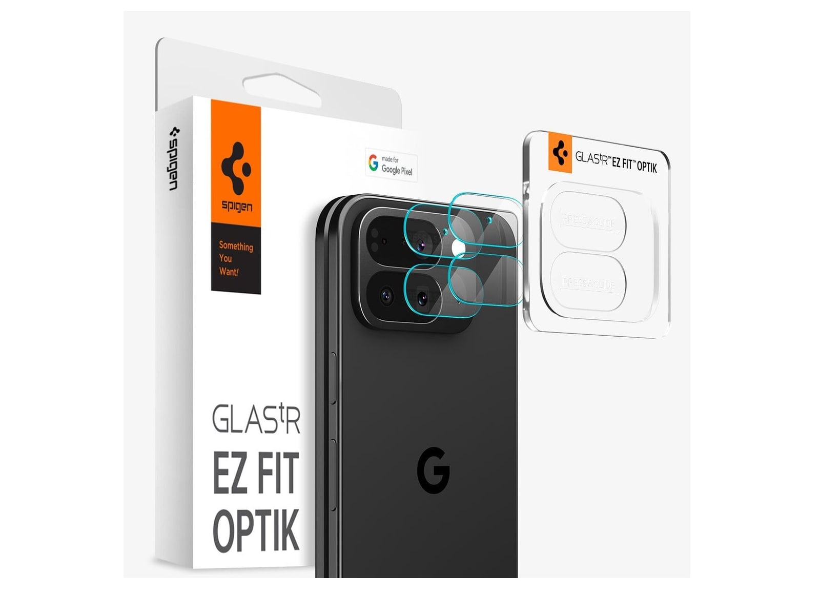 Spigen - Optik EZ Fit Lens Protector - Pixel 10 Pro Fold - Crystal Clear