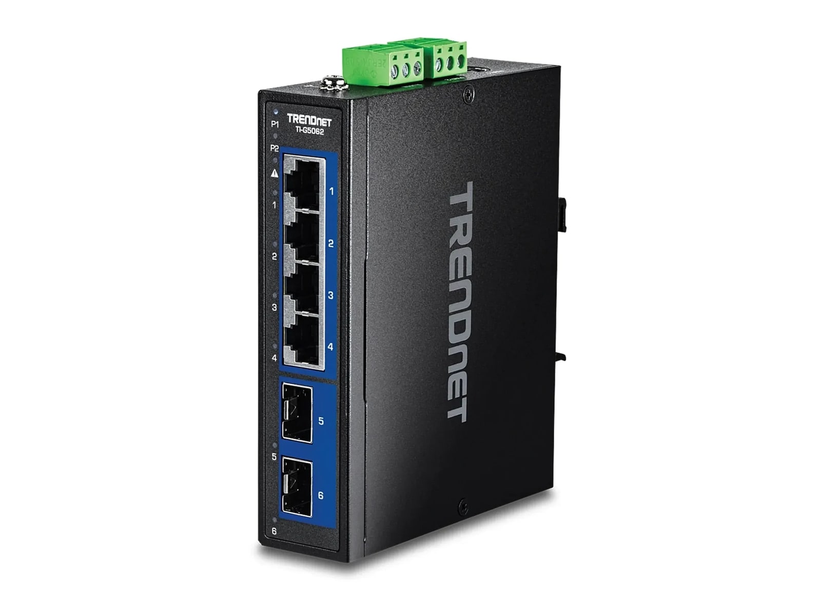TRENDnet - TI-G5062 6-Port Industrial Multi-Gig DIN-Rail Switches