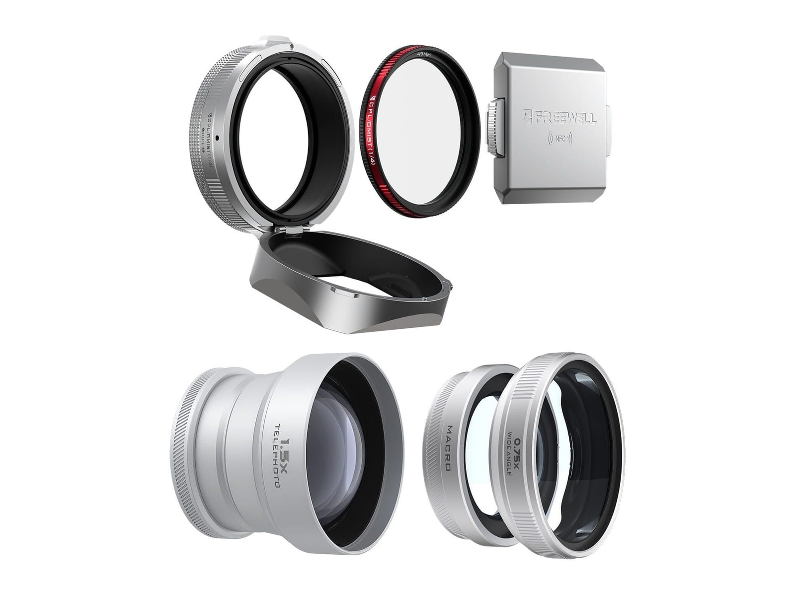 Freewell - Fuji X100VI Pro Kit Silver Camera Accessories - Silver