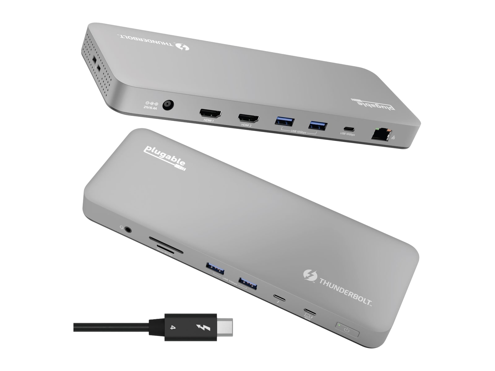 Plugable - Thunderbolt 4 Dock for M4 MacBook Air & Pro Docking Stations
