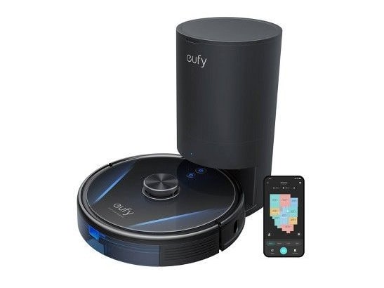 Eufy - RoboVac LR30 Hybrid Plus Black Vacuum Cleaners
