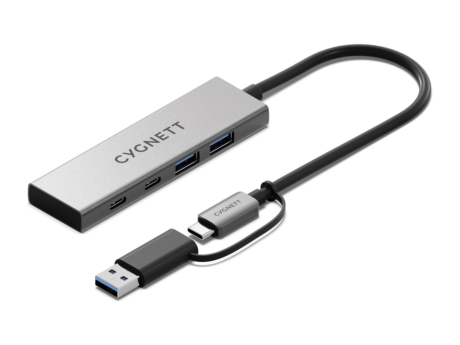Cygnett - Unite 4-in-1 USB-C to USB-C & USB-A Hub Docking Stations