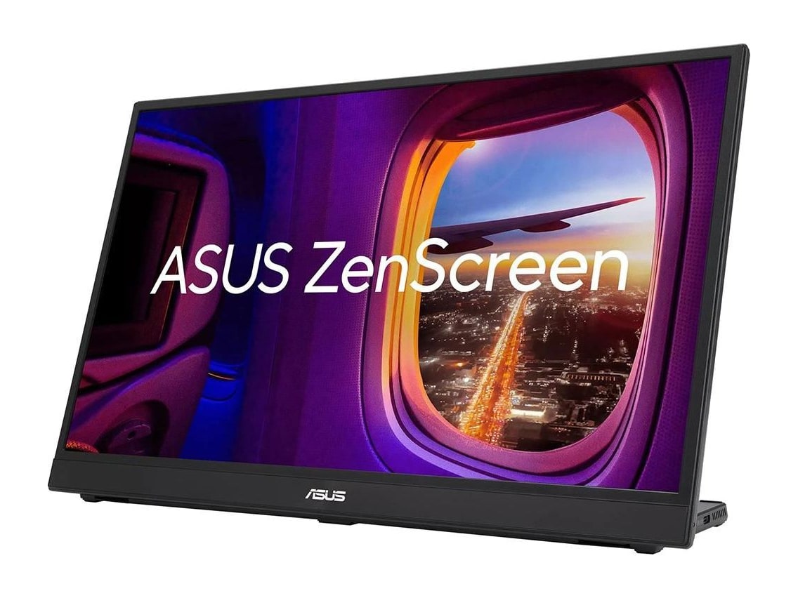 ASUS - 17" ZenScreen MB17AHG Full HD 144Hz Portable Monitors - Black